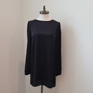 Aritzia Wilfred Elegant Black Long Sleeve Dress